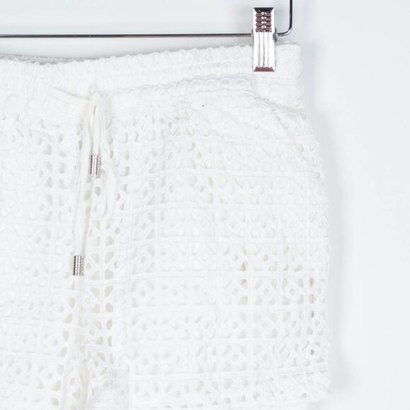 Anthropologie‎ Elevenses White Eyelet Shorts Sz XS - Picture 2 of 6
